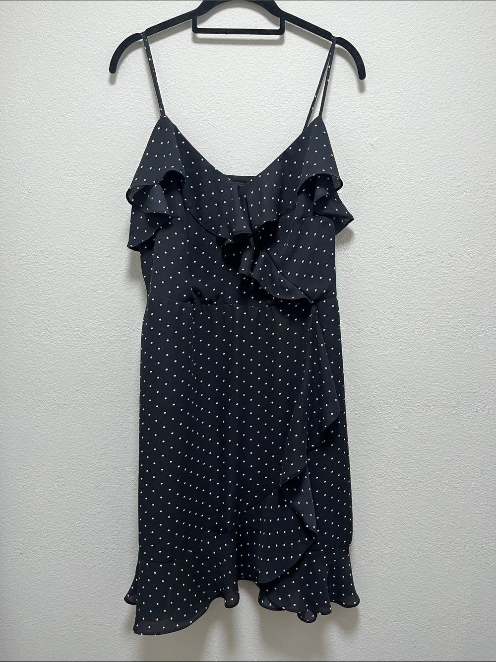 Banana Republic Black Polka Dot Dress